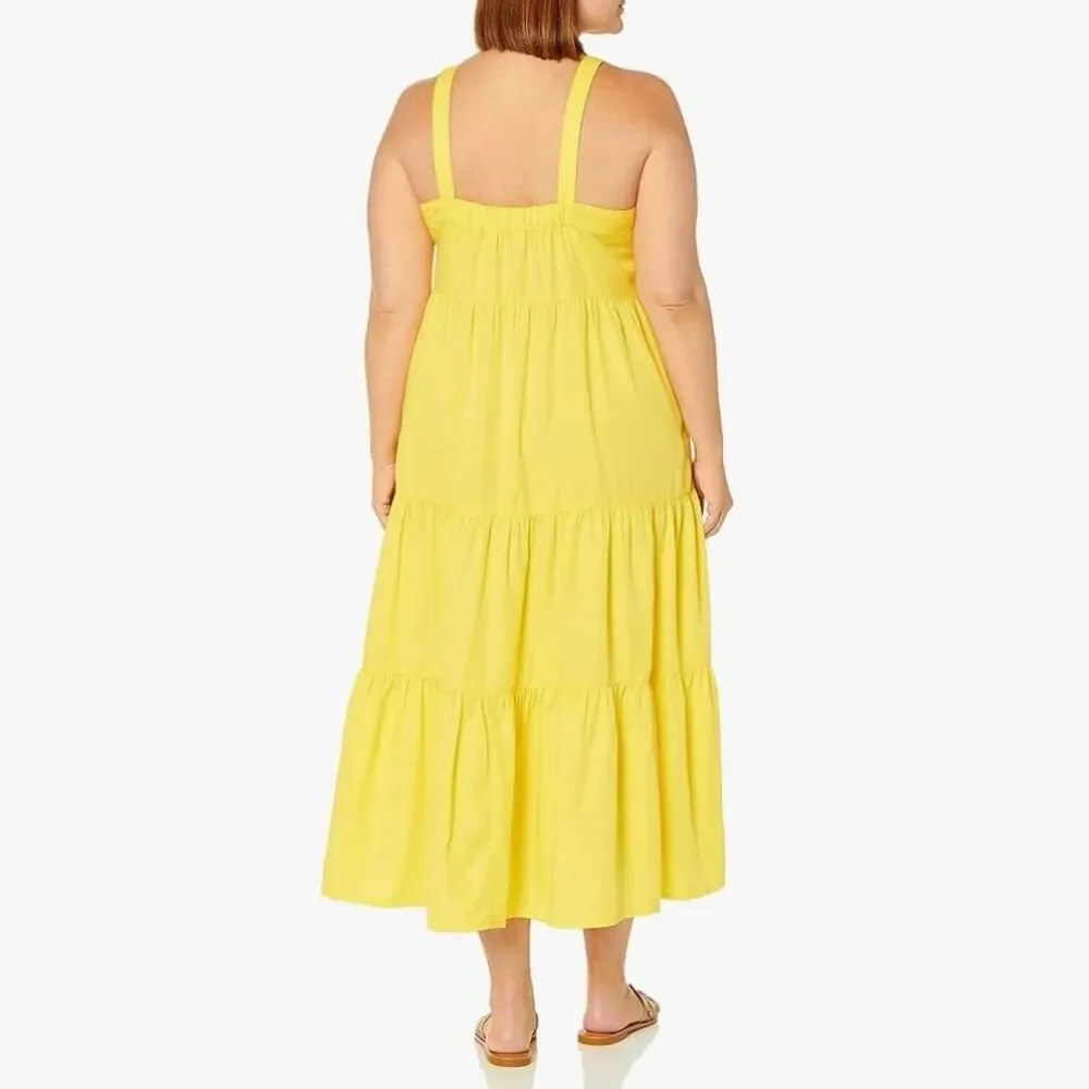 The Drop Women’s Britt Tiered Maxi Tent Dress NWT - Picture 5 of 5